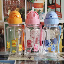 400ml Cute Cartoon Plastic Baby Water Bottle